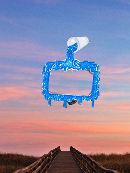 Blue Dream Drip Pin